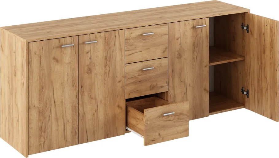 Szafka HUGOS 180, dąb craft złoty