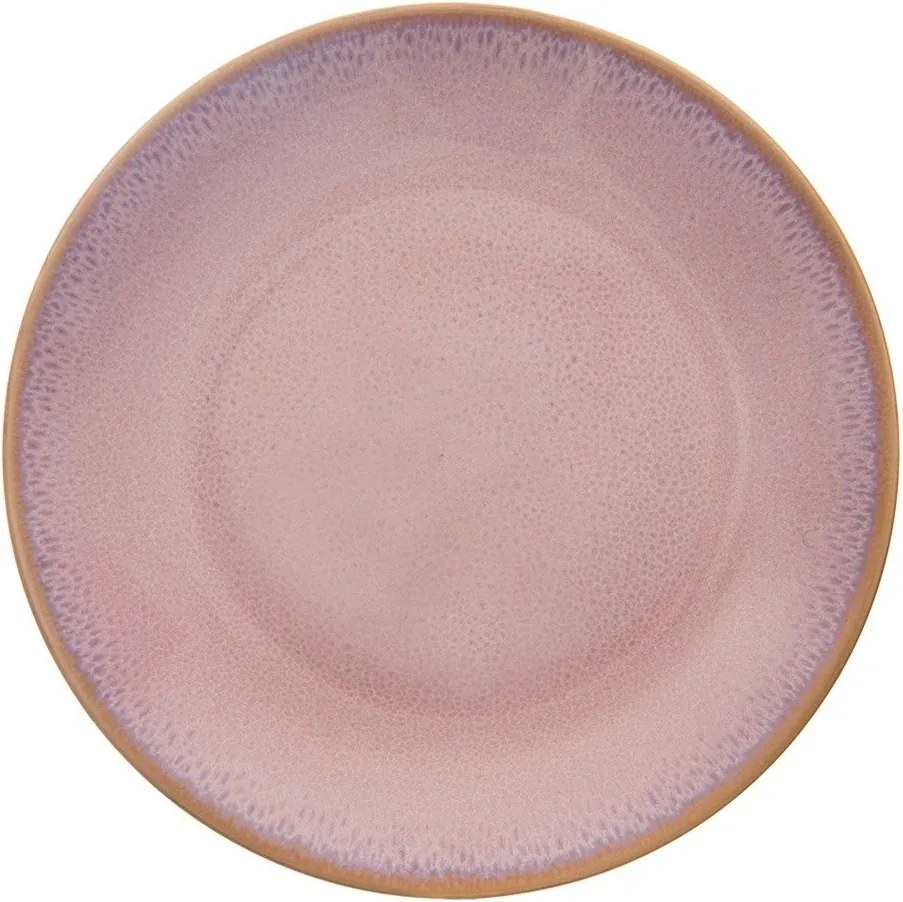 Różowy ceramiczny talerz deserowy ø 20,5 cm Glaze – Orion