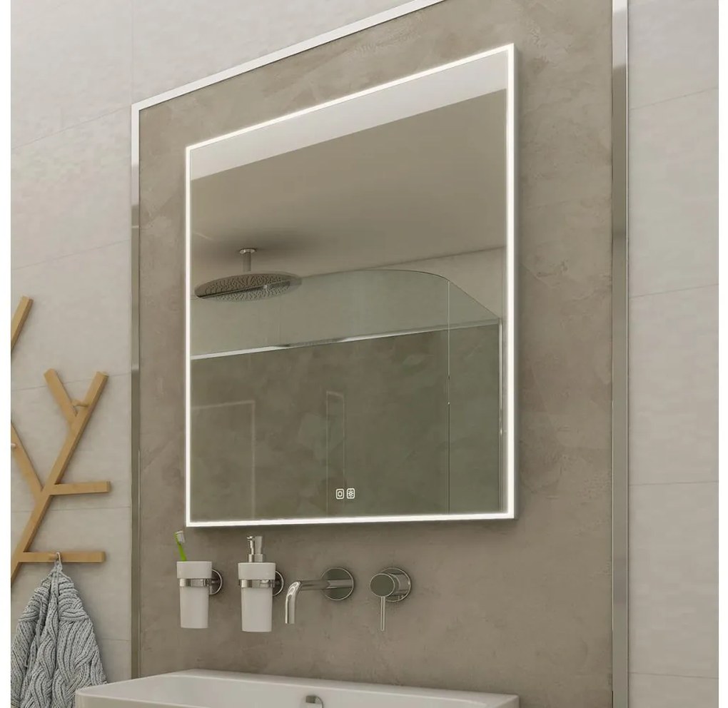 NIMCO ZP 13001VX - LED podświetlane lustro łazienkowe 3000-6500K 70x50 cm IP44