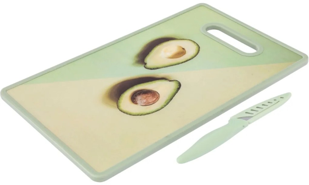 Altom Dekoracyjna deska do krojenia Avokado znożem 23 × 37 × 2,5 cm