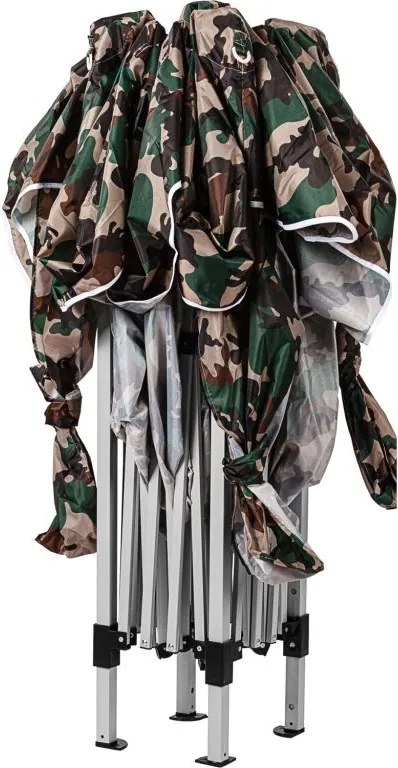 Instent Namiot ogrodowy - 3 x 3 m, kamuflaż + 2 boki