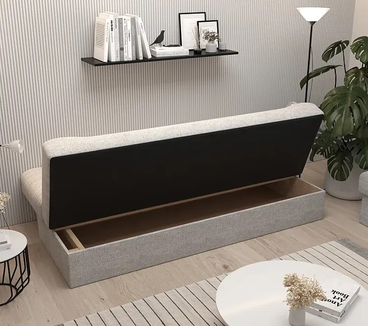 Biała wersalka rozkładana Benny 6X