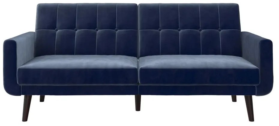 Niebieska sofa rozkładana 201 cm Nola – Støraa