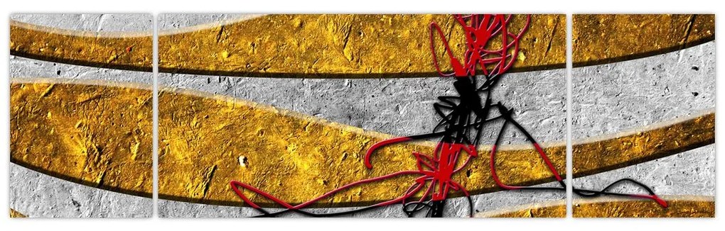 Abstrakcyjny obraz (170x50 cm)