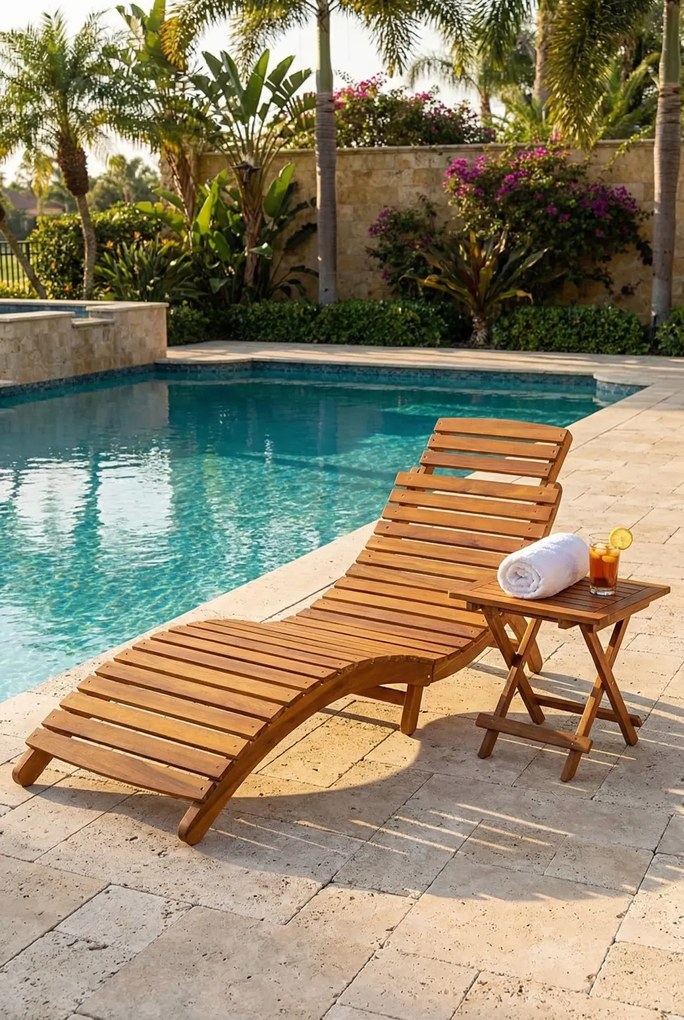 Drewniany zestaw wypoczynkowy do ogrodu Z3-R04