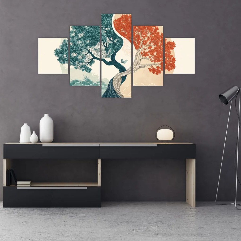 Obraz – Drzewo pełne energii (125x70 cm)
