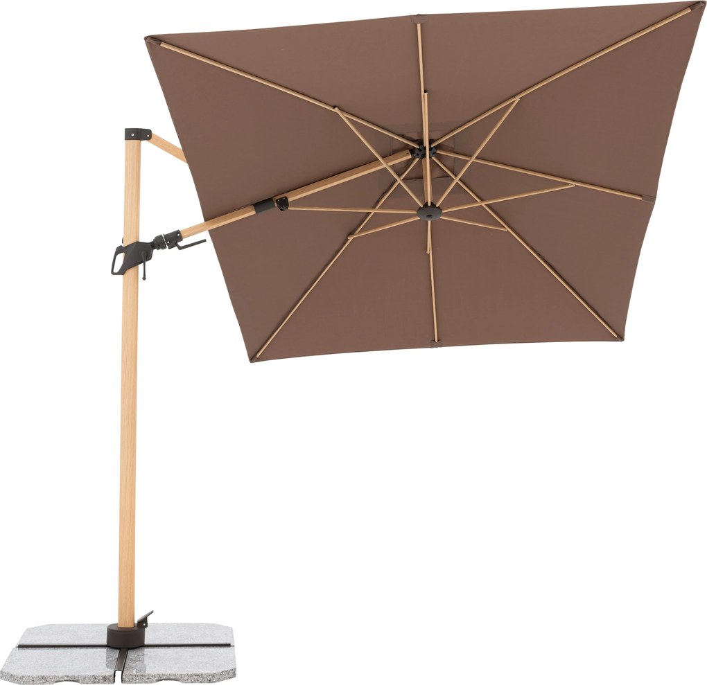 Doppler ALU WOOD 300 x 220 cm brązowa