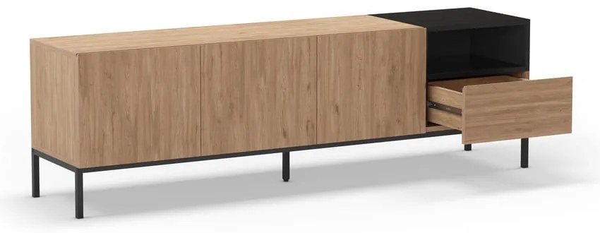 Szafka pod TV w naturalnym kolorze 180x55 cm Cailin – Marckeric