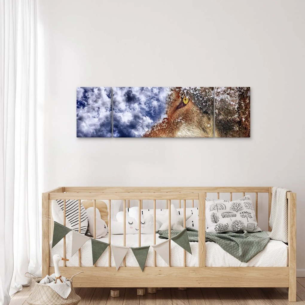 Obraz wilka (170x50 cm)