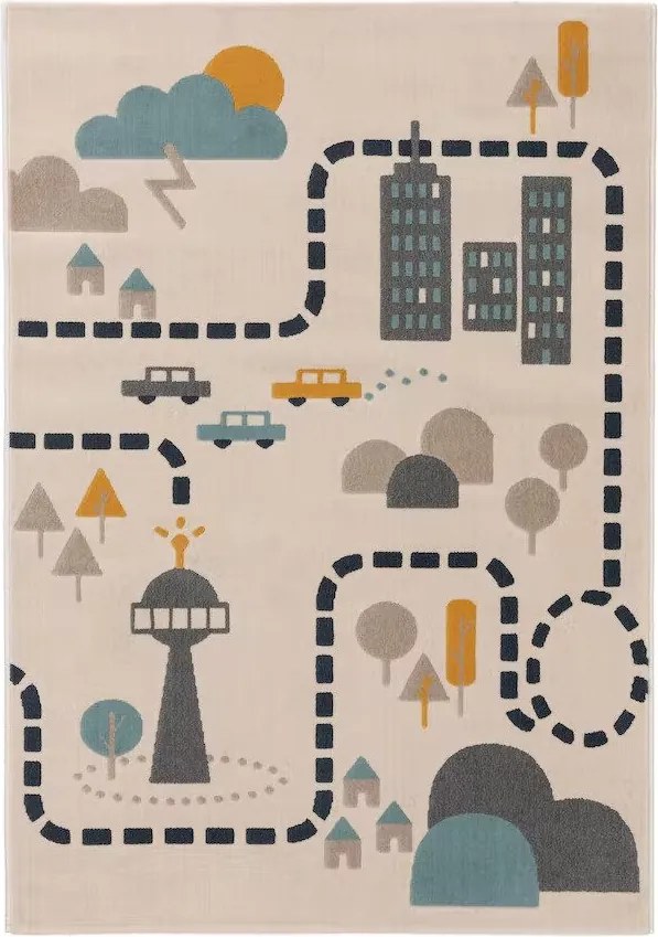 Dywan dziecięcy z motywem miasta Juno