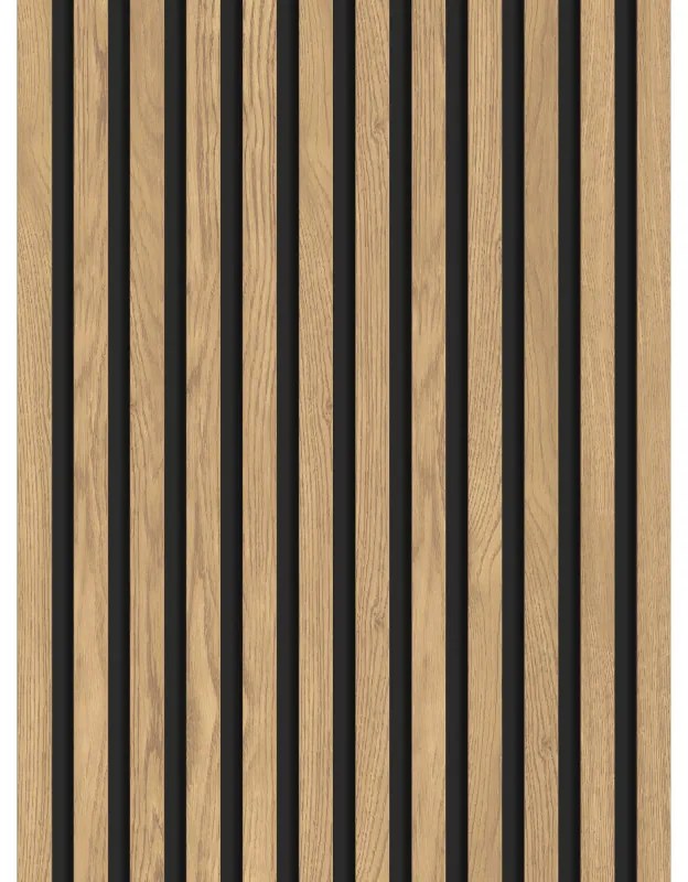 Mexen Lam-B lamele ścienne 275 x 30 cm, płyta HDF 4 mm, fornir techniczny, Sosna Klasyczna - S100-275307-3015-012