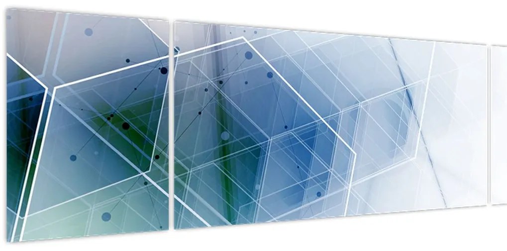 Obraz - Kształty geometryczne (170x50 cm)