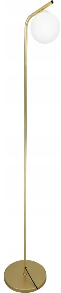 Lampa stojąca 1xE27/40W/230V złota/biała