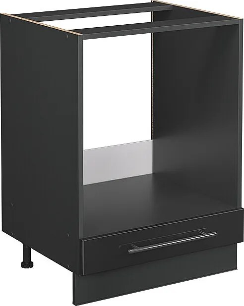 Szafka kuchenna antracyt wysoki połysk 60x51.6x82 fame-line