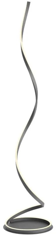 Redo 01-4283 - Lampa stojąca LED ściemniana SCROLL LED/30W/230V czarna