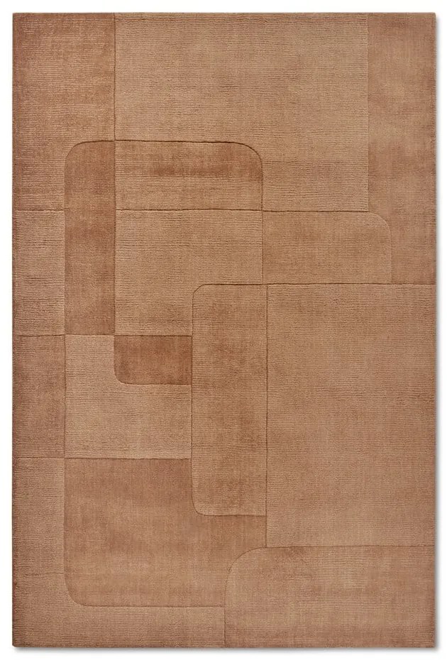 Brązowy wełniany dywan tkany ręcznie 190x280 cm Charlotte – Villeroy&amp;Boch