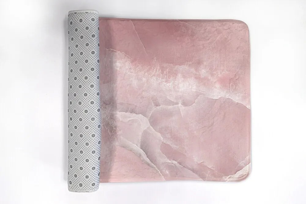 Dywanik łazienkowy Dywanik łazienkowy Różowa Abstrakcja