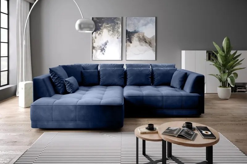 Narożnik TIGA BOX z funkcją spania z elektryczną regulacją siedziska WERSAL