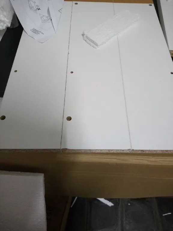 PROMOCJA Czarny stół jadalniany z białymi nogami MADO 120x80 II. gatunek