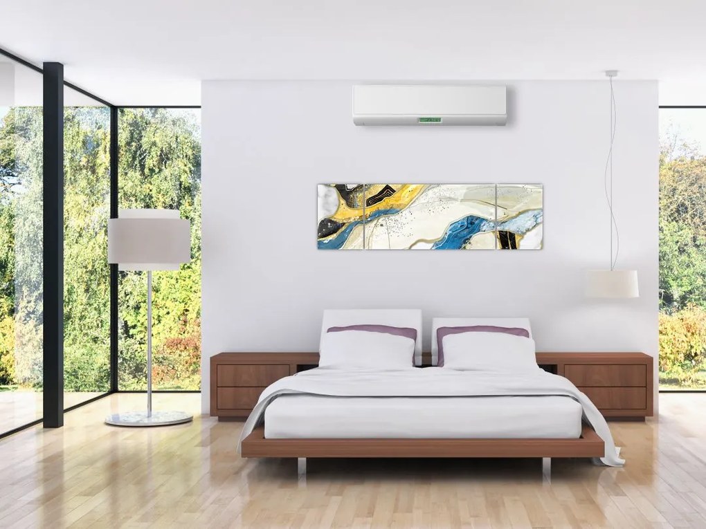 Obraz - Kolorowy marmur (170x50 cm)