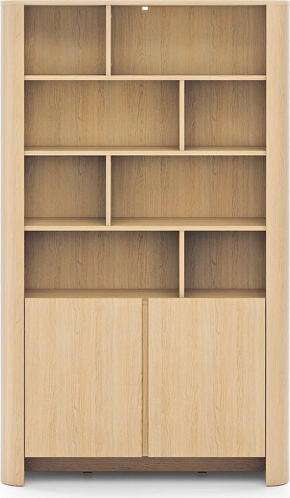 Nowoczesny regał do przechowywania dąb vicenza F4-Z48