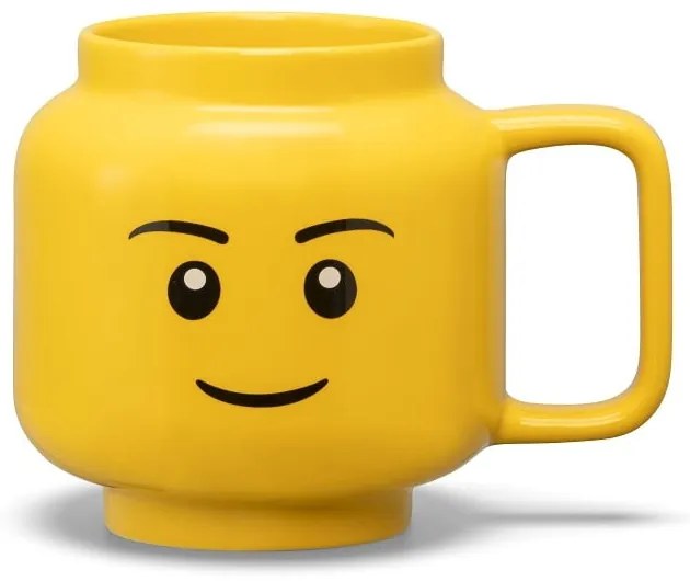 Żółty ceramiczny kubek dla dzieci 530 ml Head – LEGO®