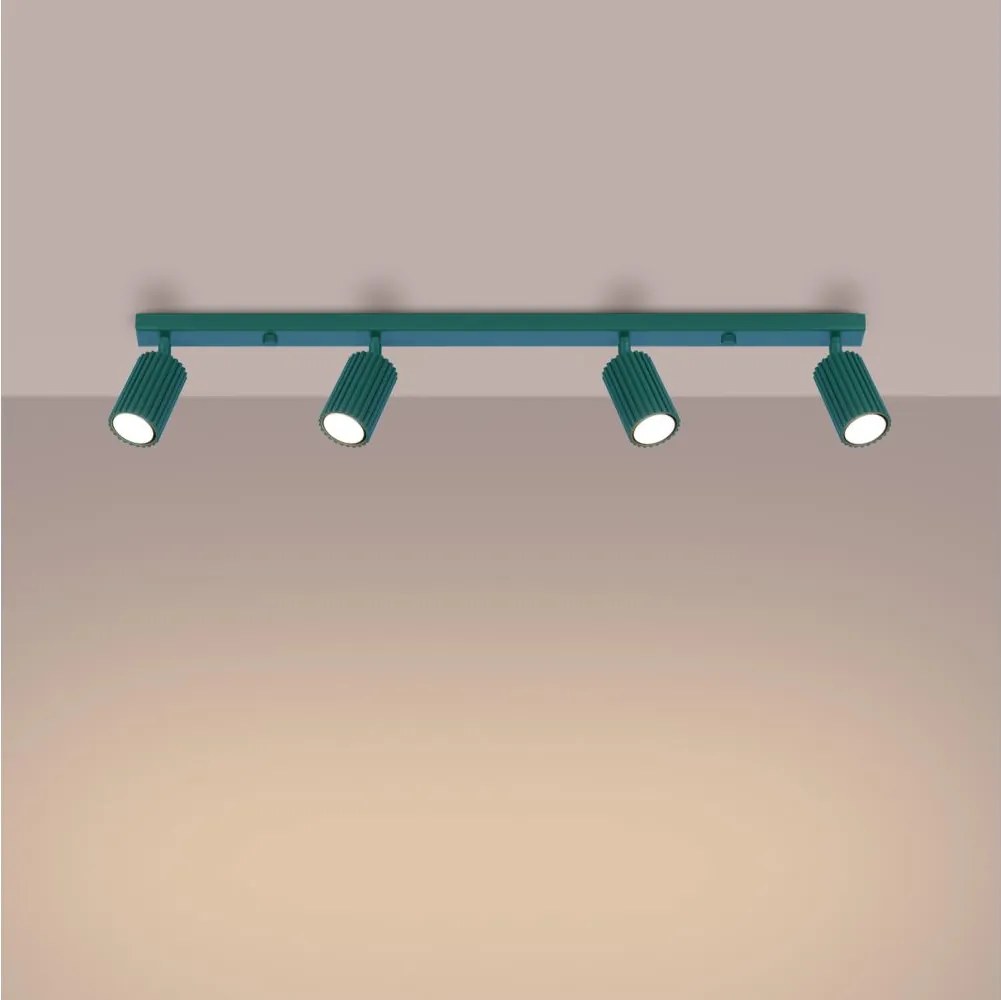 Brilagi - LED oprawa punktowa CRESTO 4xGU10/10W/230V turkusowa