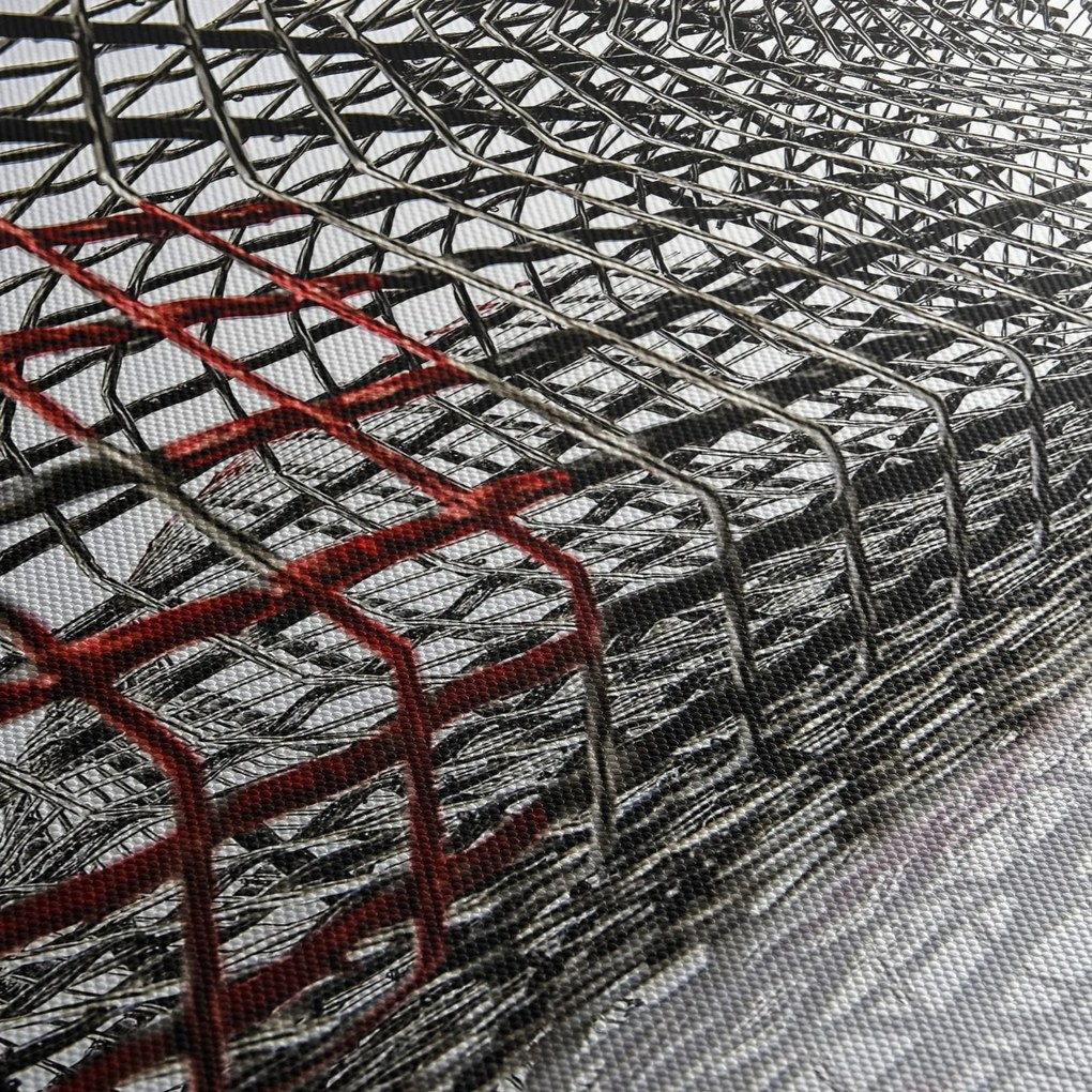 Obraz żelaznej konstrukcji (170x50 cm)