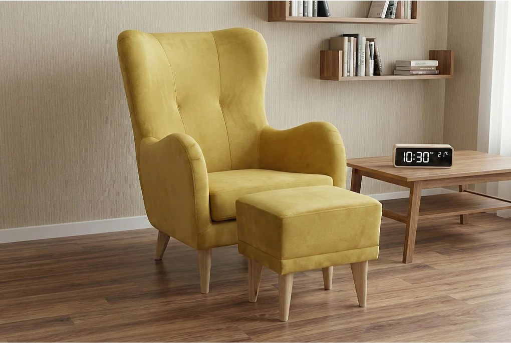 Fotel Roland z podnóżkiem-ergonomiczny, komfortowy i ponadczasowy design