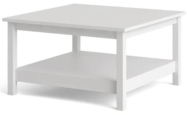 Biały stolik 81x81 cm Madrid – Tvilum