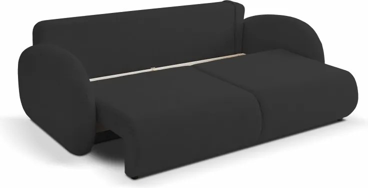 Sofa LOOP z funkcja spania i pojemnikiem CZARNY RAVEN 18