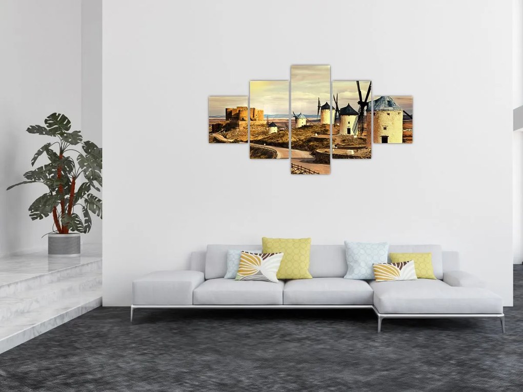 Obraz - Wiatraki (125x70 cm)