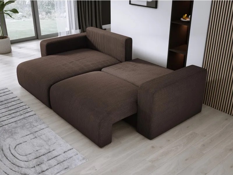 Narożnik wolnostojący CARL Lewy w tkaninie POSO 006