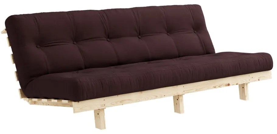 Ciemnobrązowa sofa 200 cm Lean – Karup Design