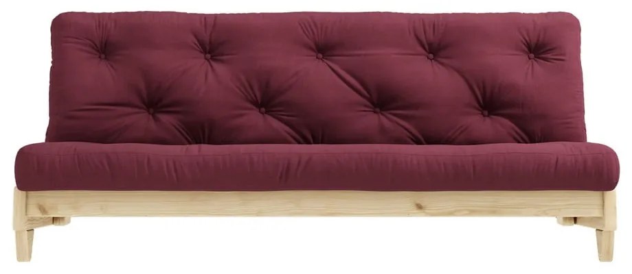 Sofa rozkładana Karup Design Fresh Natural Clear/Bordeaux