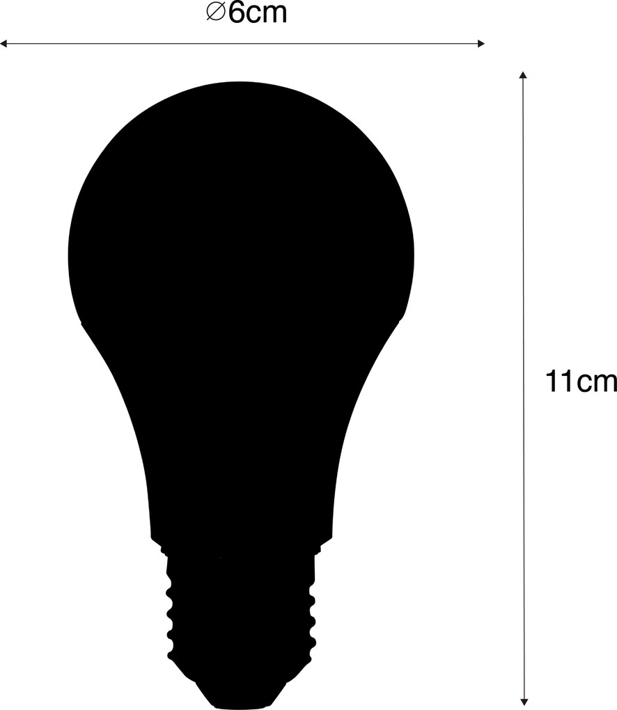 Zestaw 3 inteligentnych żarówek LED E27 A60 matowe RGBW 8,5W 806lm 2700K