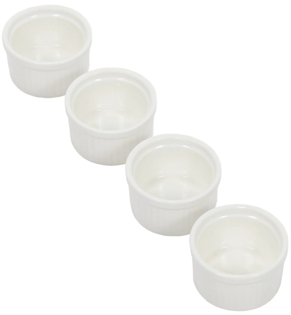 Miseczki na przekąski z porcelany, 4 szt.