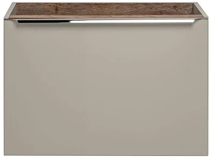 Wisząca szafka pod umywalkę szary krzemowy S3-P11