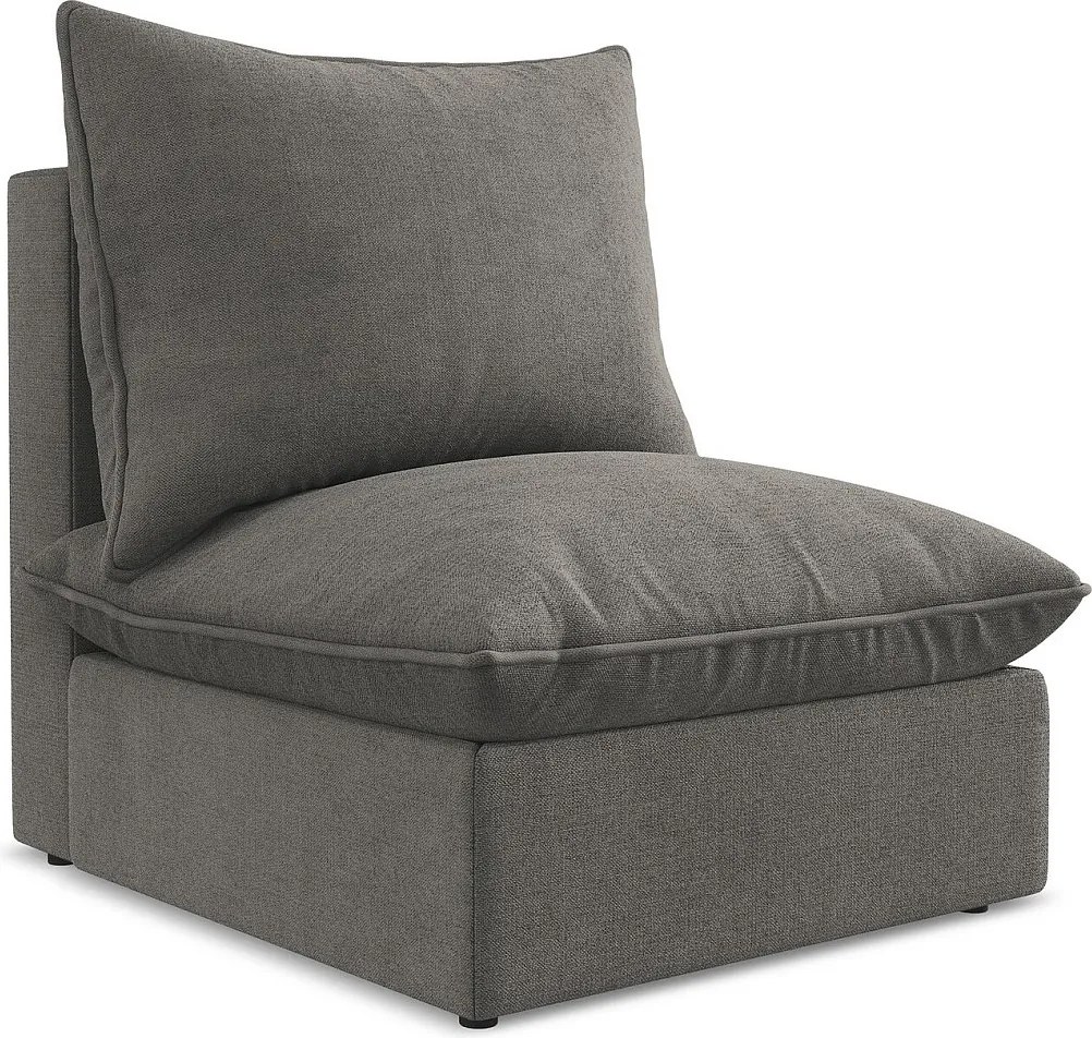 Moduł - z tkaniny strukturalnej - ciemny szary - MANAO