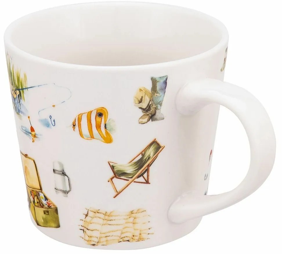 Altom Kubek porcelanowy Rybak, 400 ml