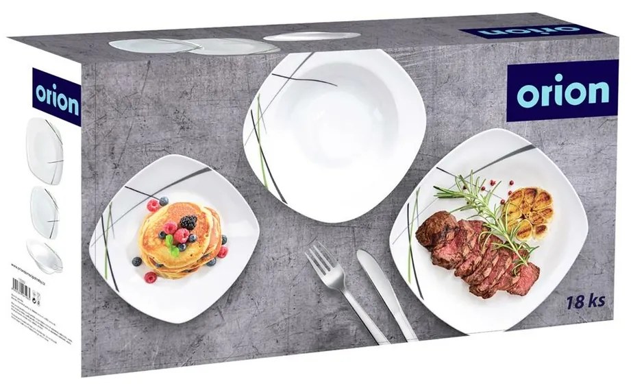Orion 18-częściowy zestaw jadalny GREEN