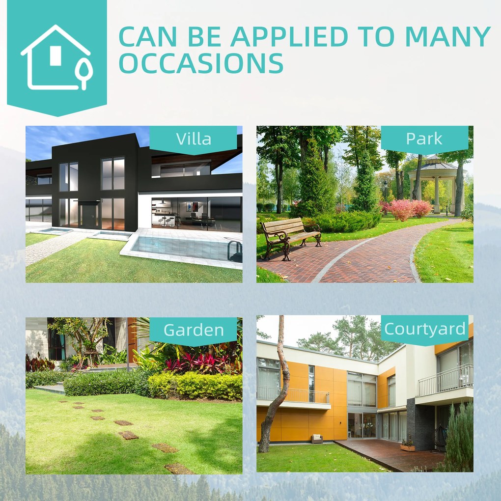 Outsunny Ławka ogrodowa 2-osobowa z metalu, ławka w stylu retro z motywem kwiatowym 100 x 54 x 78 cm, brązowa | Aosom PL