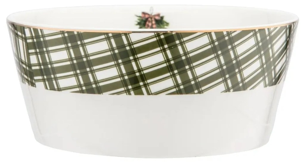 Altom Porcelanowa miska Christmas Tree 15 cm, 600ml