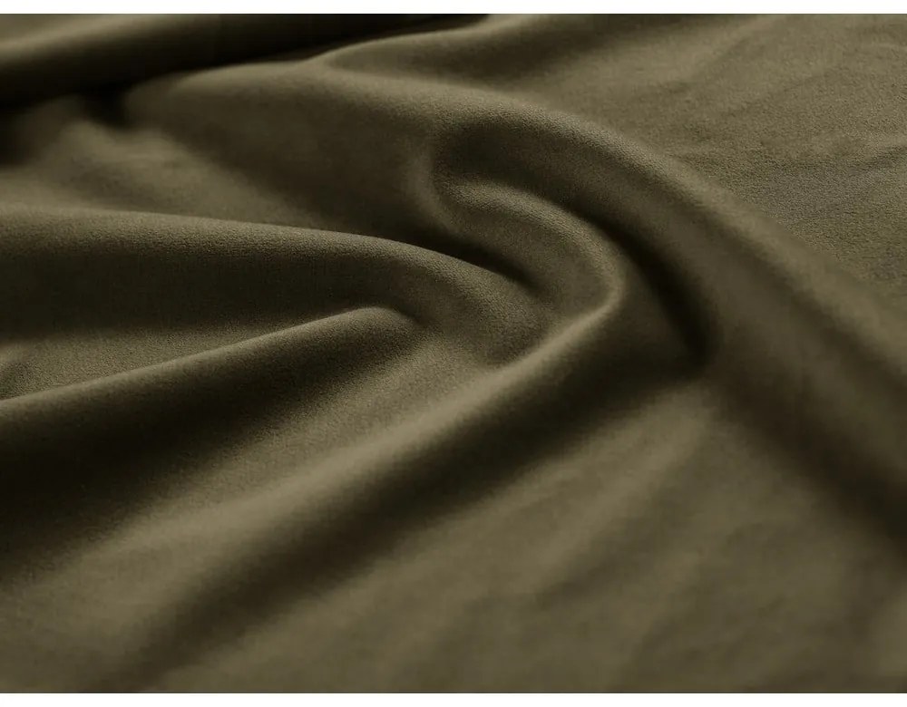 Zielone tapicerowane łóżko dwuosobowe ze schowkiem ze stelażem 160x200 cm Campi – Cosmopolitan Design