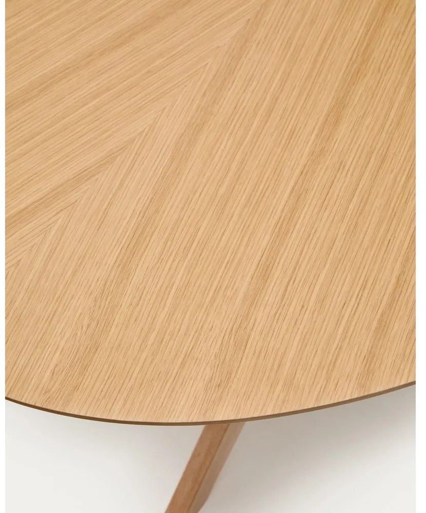 Stół z blatem w dekorze dębu 110x180 cm Naanim – Kave Home