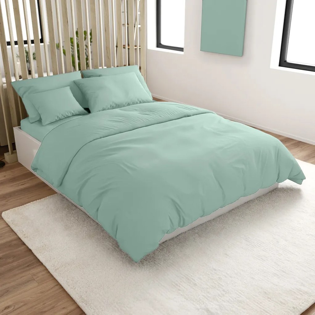 PrzytulneMieszkanie.pl PrzytulneMieszkanie.pl Bawełniana pościel LUX miętowa hotelowa kieszeń Rozmiar pościeli: 70 x 90 cm | 140 x 200 cm