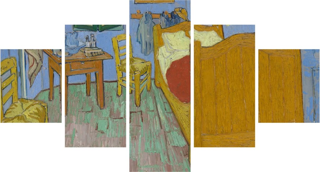 Obraz - Vincent van Gogh, The Bedroom, reprodukcje (125x70 cm)