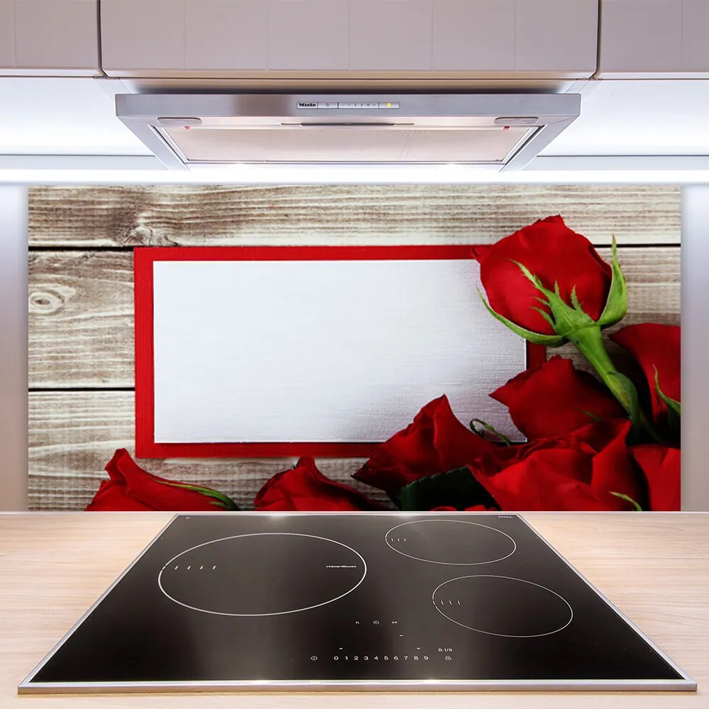 Panel Szklany Bukiet Klasycznych Róż