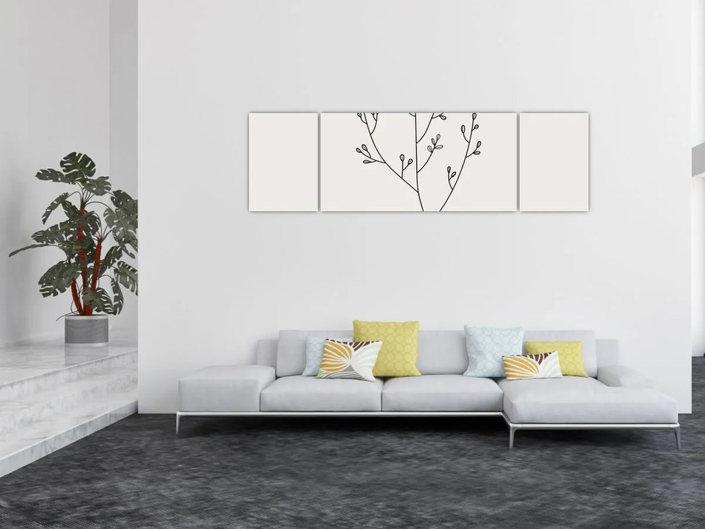 Obraz - Kwiat łąkowy N⁰3 (170x50 cm)