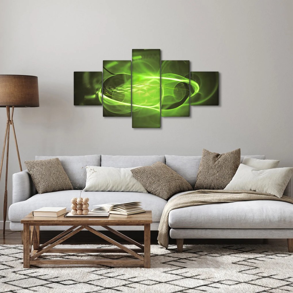 Nowoczesny abstrakcyjny obraz (125x70 cm)